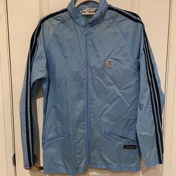 Adidas Baby Blue Windbreaker - Picture 1 of 4